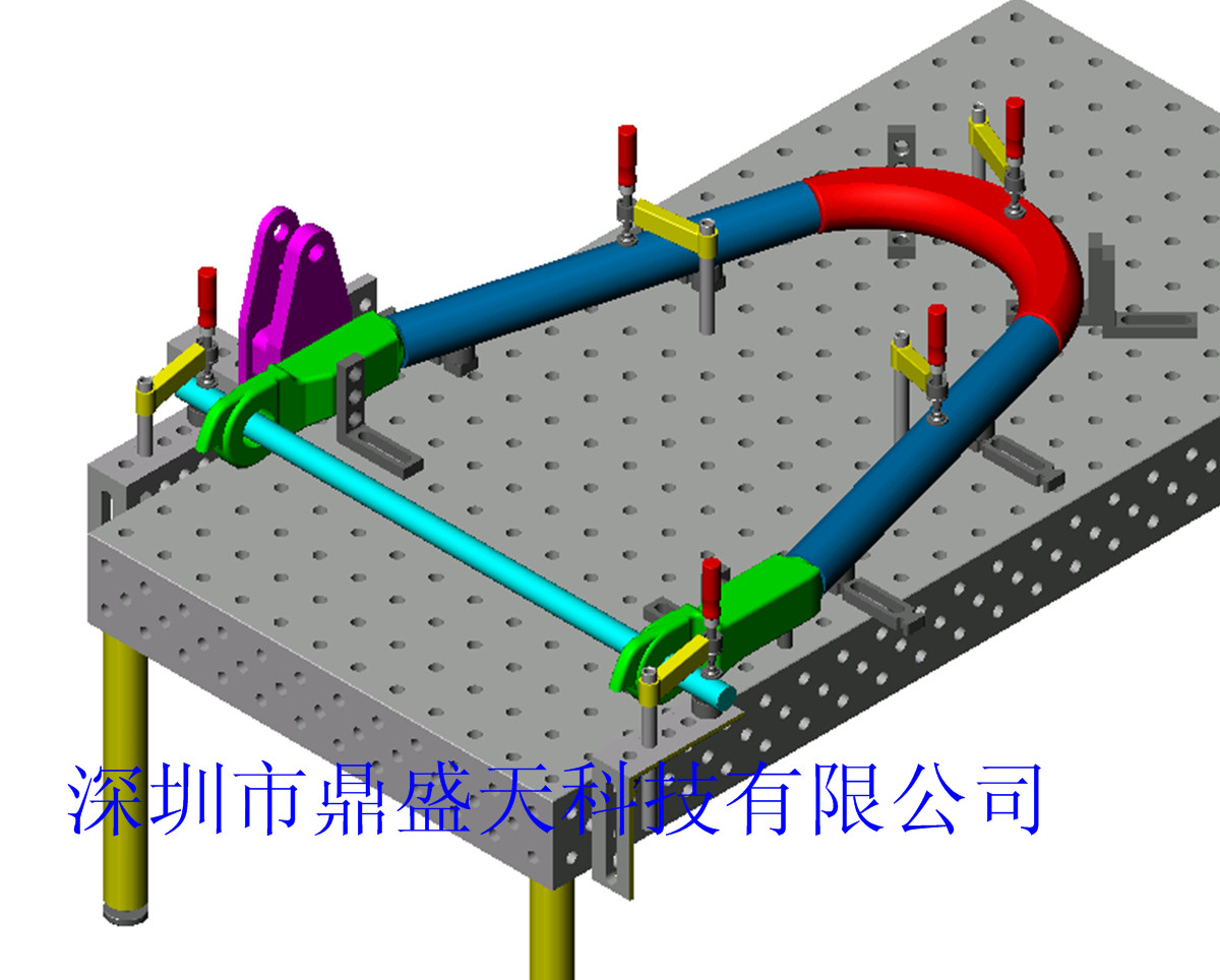 排氣管焊接工裝平臺(tái)